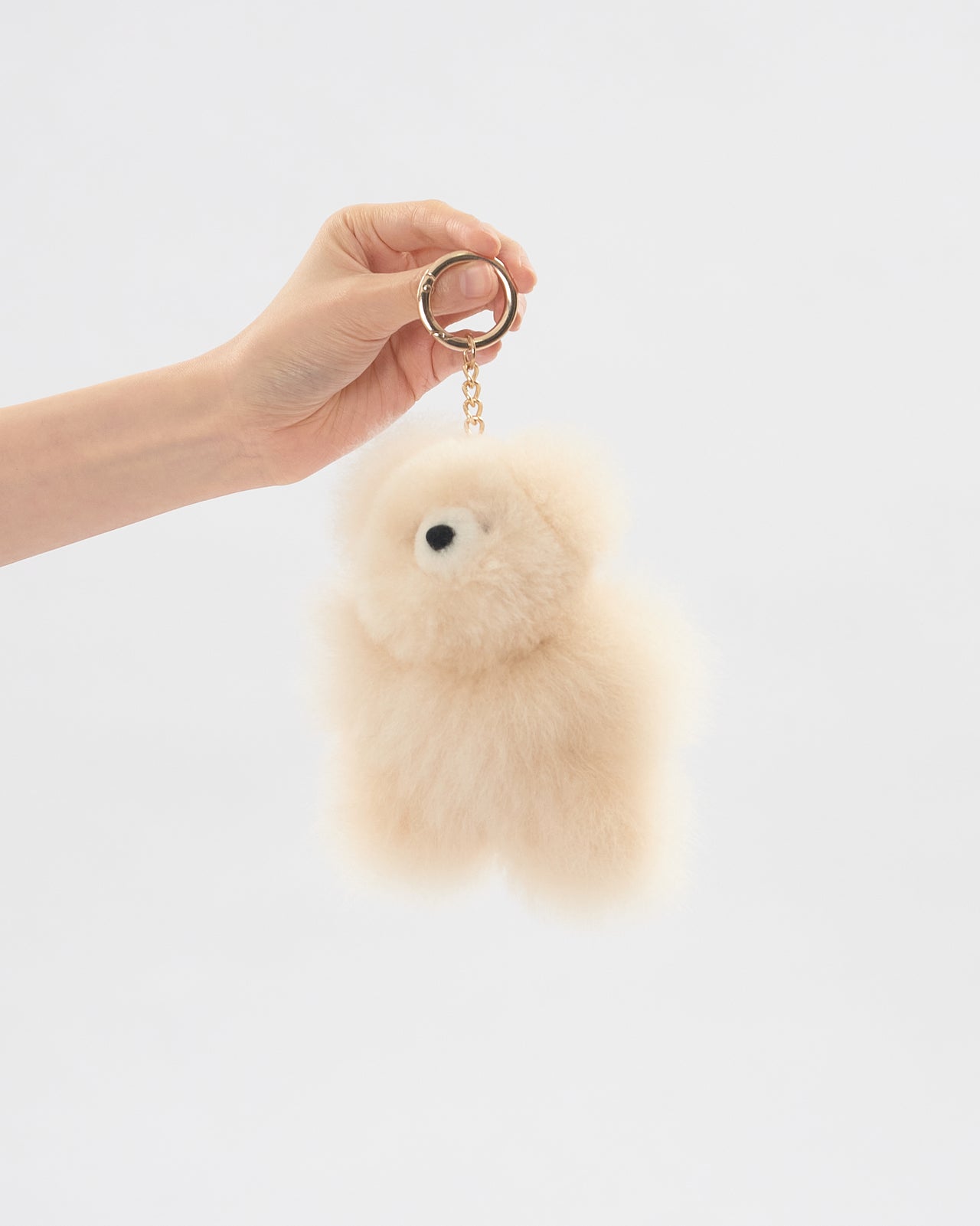 The Teddy Baby Alpaca Keychain