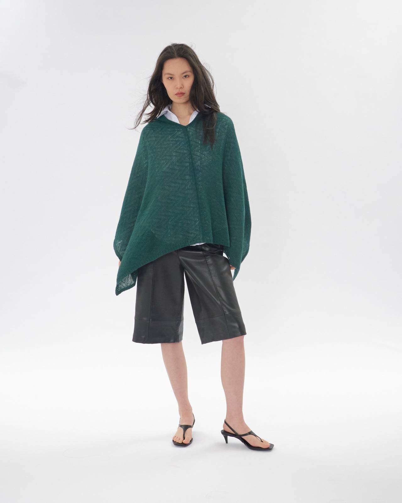 EcoWeave Alpaca Poncho