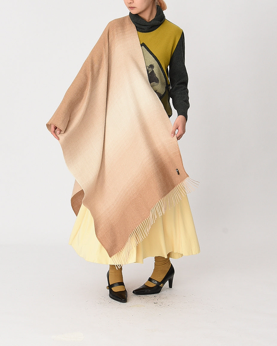 Ombré Baby Alpaca Shawl