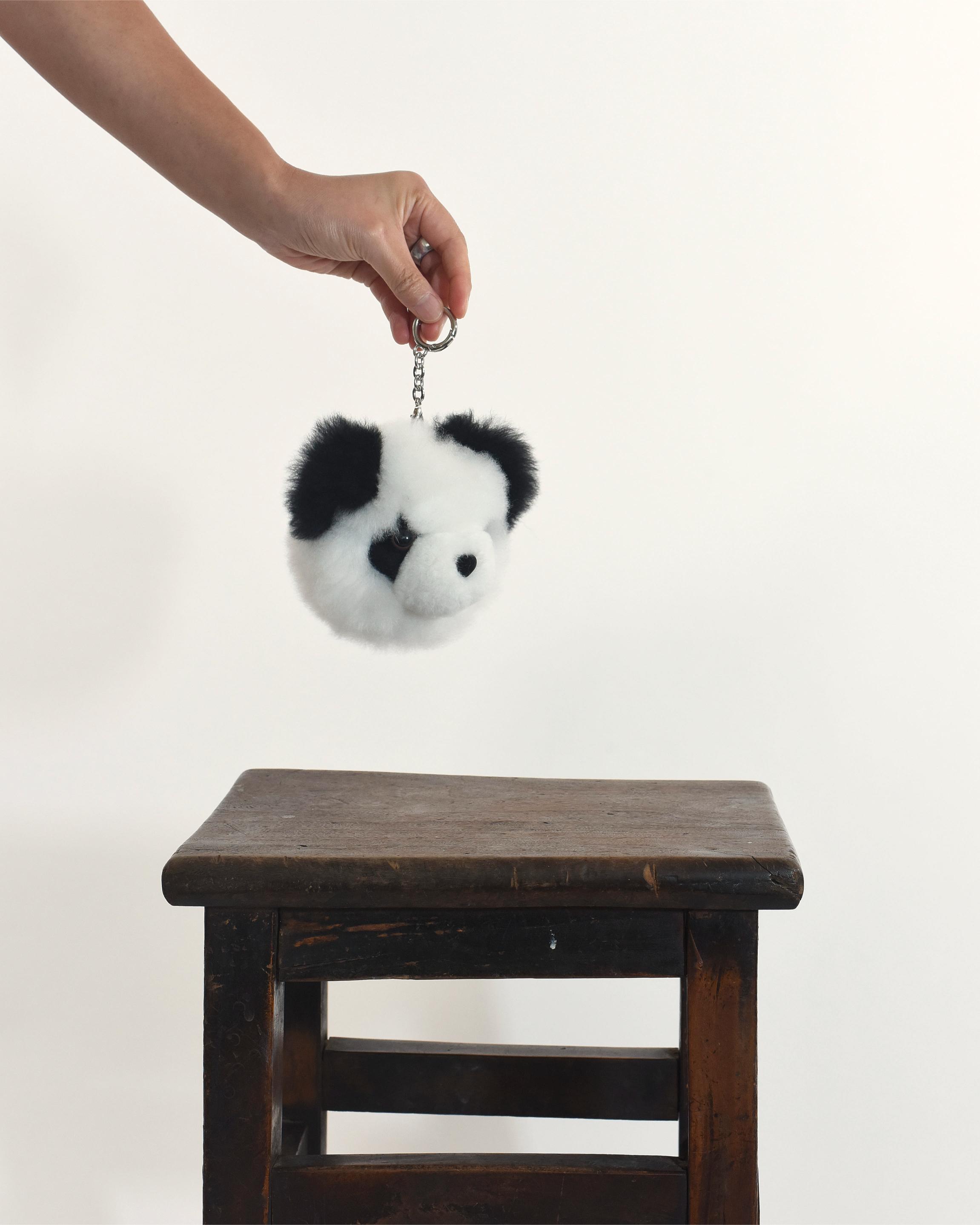 The Panda Baby Alpaca Keychain