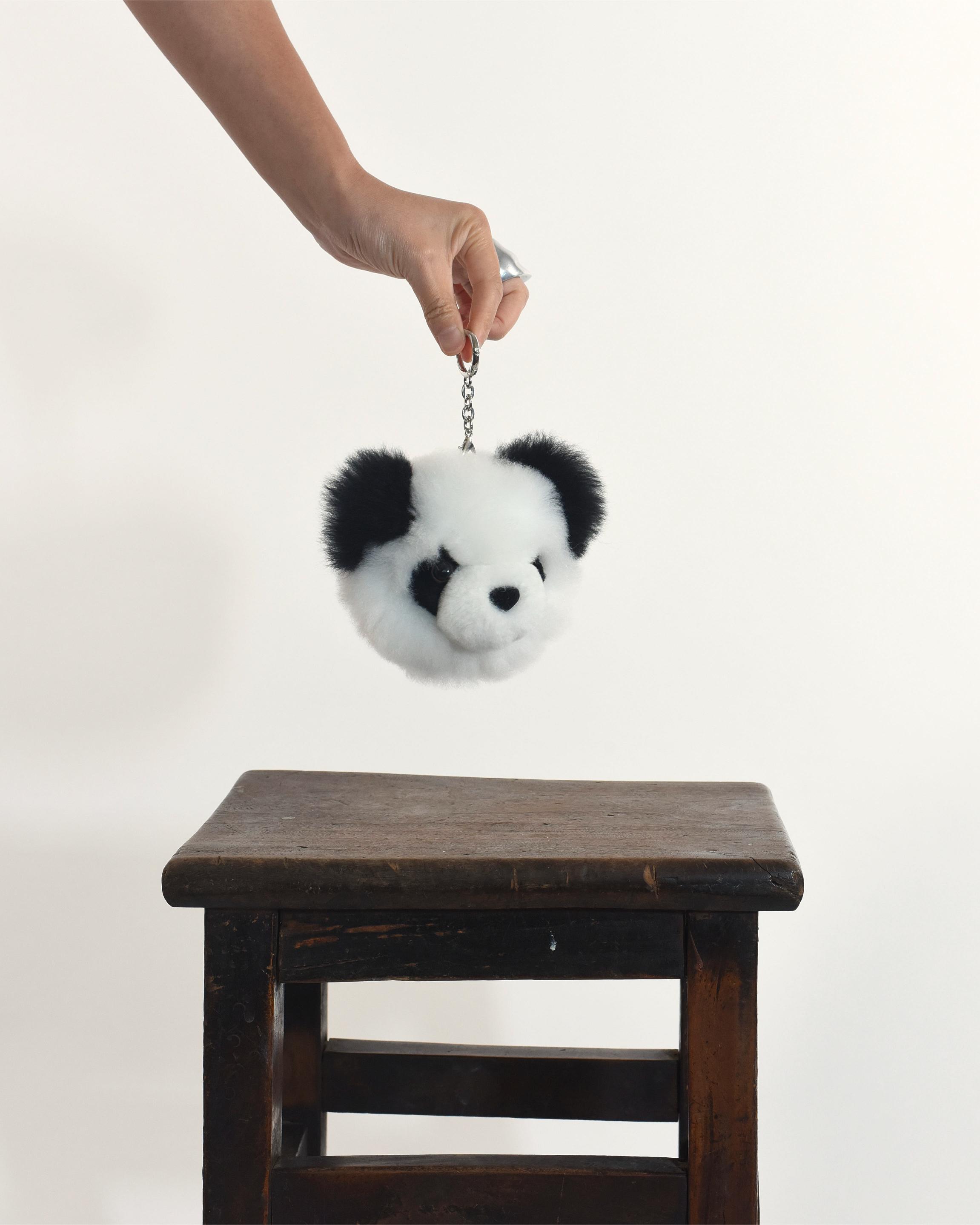 The Panda Baby Alpaca Keychain