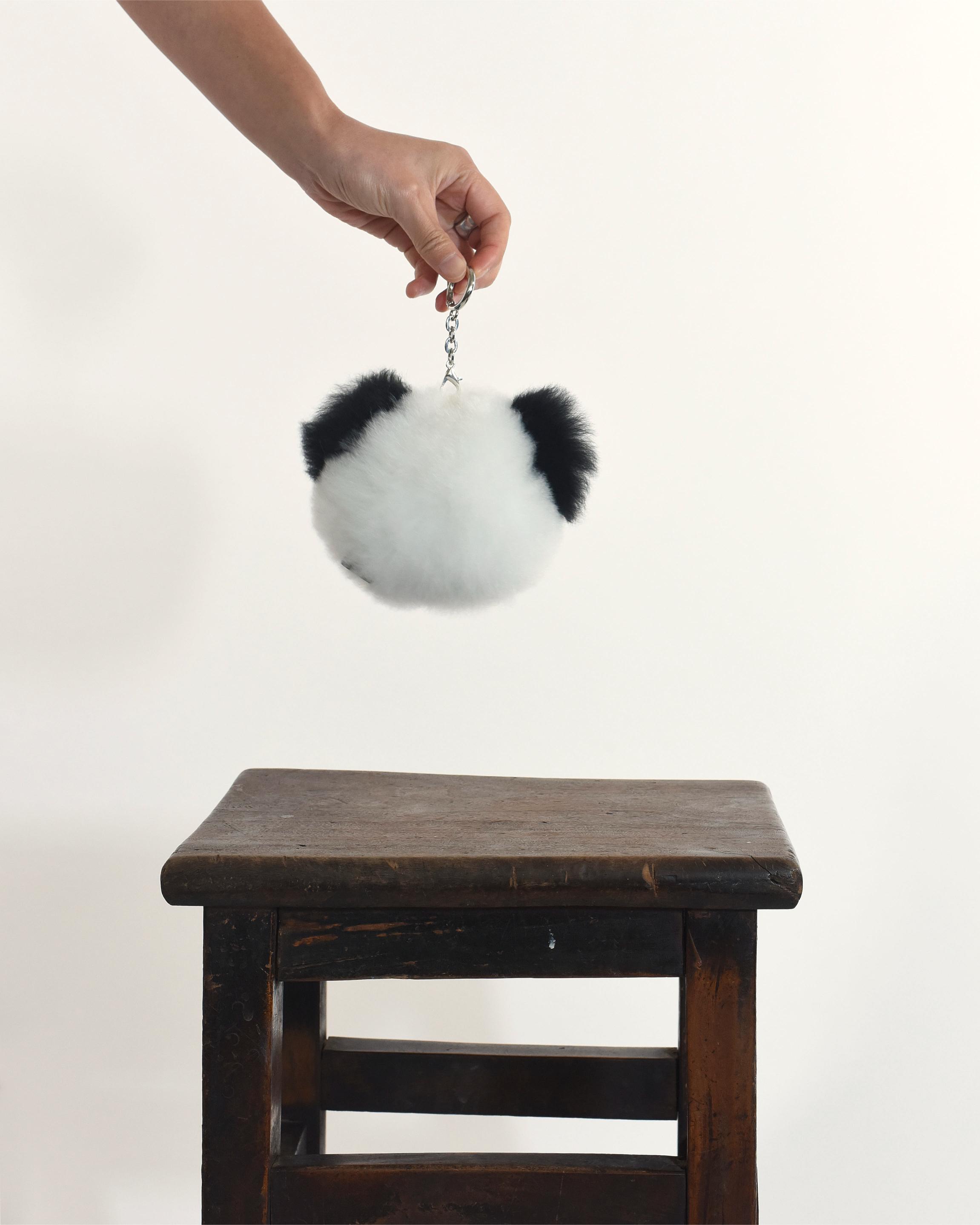 The Panda Baby Alpaca Keychain